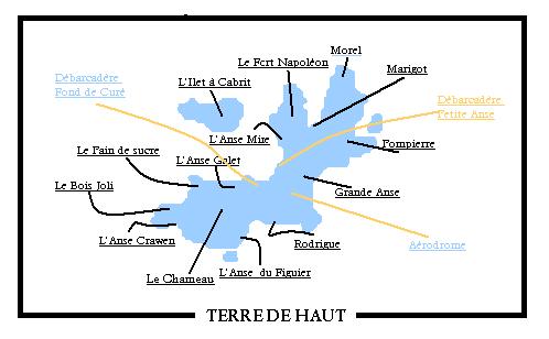 Carte L�gende de Terre de Haut
